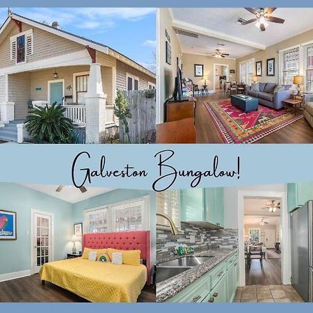 Beachy Bungalow! 2Bd, King Bed Galveston Dış mekan fotoğraf